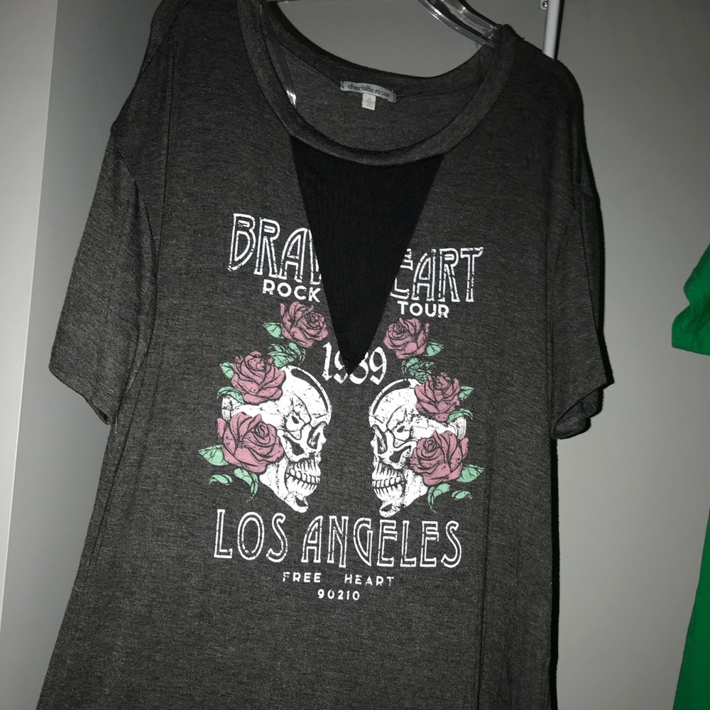 Mesh V-Neck Top